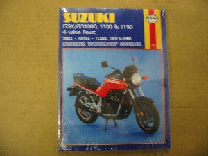 Suzuki GSX GS1000 1100 1150 2valve fours workshop manual